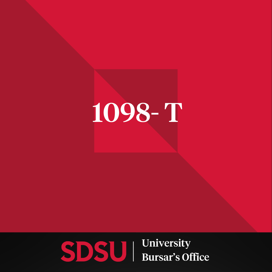 red backgrounf with 1098-t